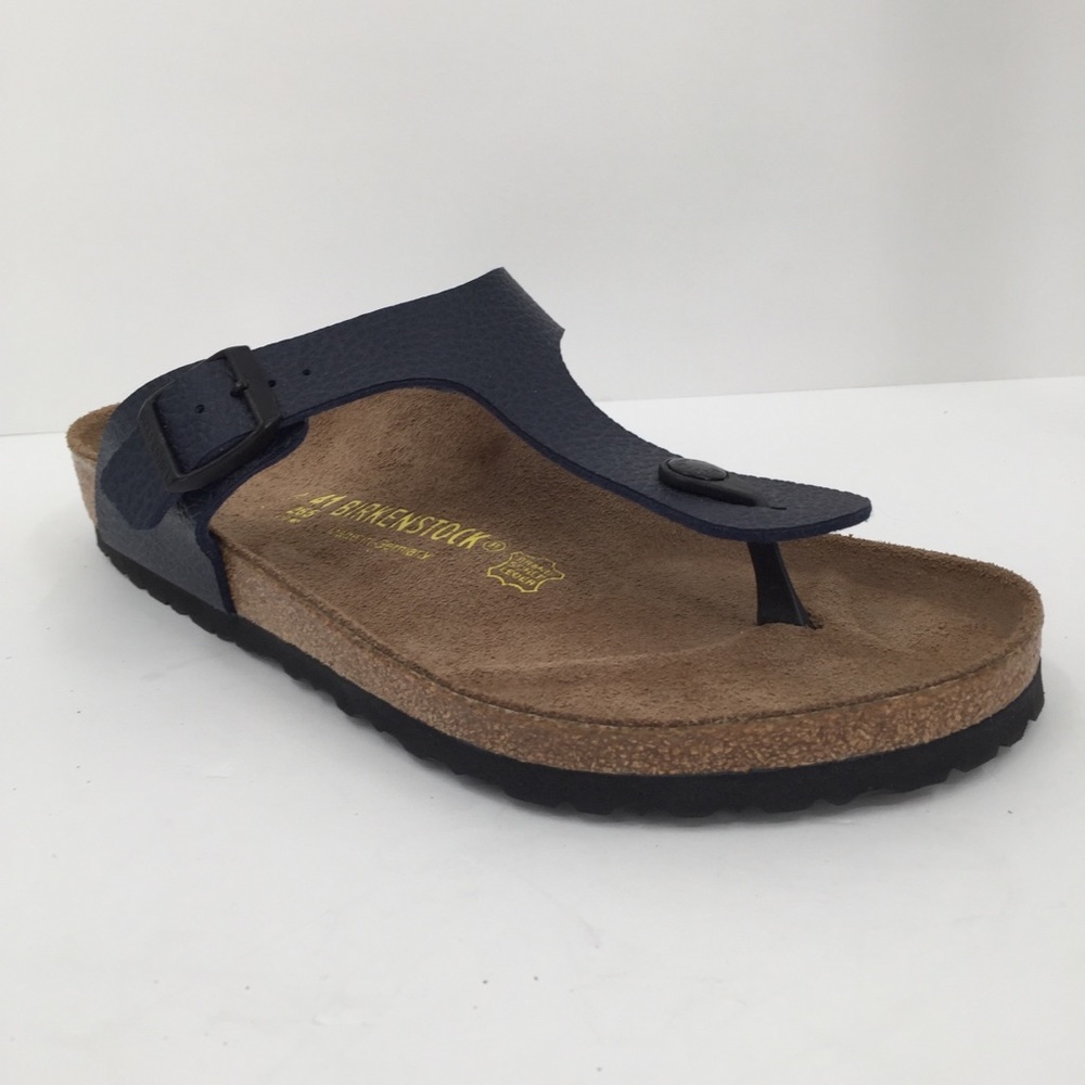 Birkenstock Gizeh navy blue thong sandal 41 10